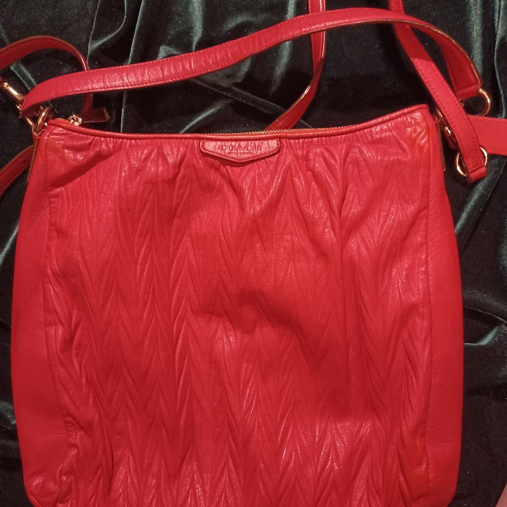 COACH MADISON GATHERED CONVERTIBLE HOBO SHOULDER BAG